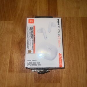 JBL Vibe Flex 2 Earbuds - Sleek White